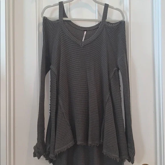 Free People Olive Green Sweater - Picture 2 of 6